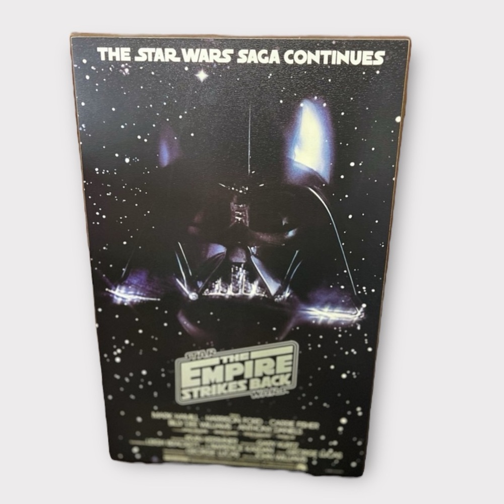 Star Wars The Empire Strikes Back Wall Art Wood Plaque 19"x13" #darthva…